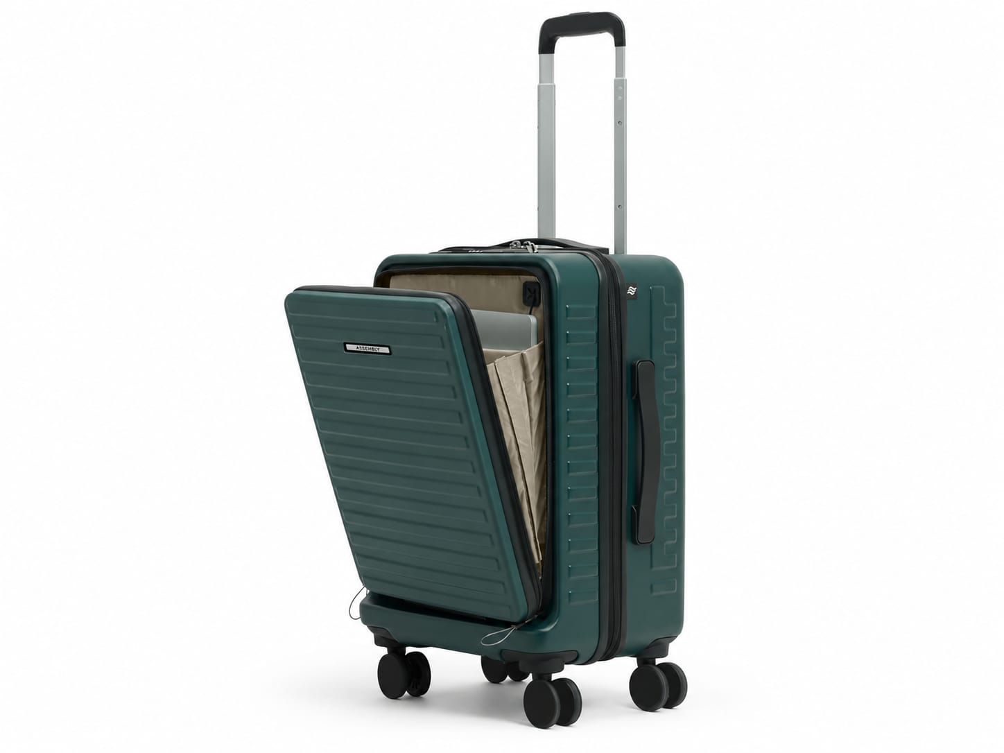 Aristocrat Solana Front-Opening Hard Trolley – Green